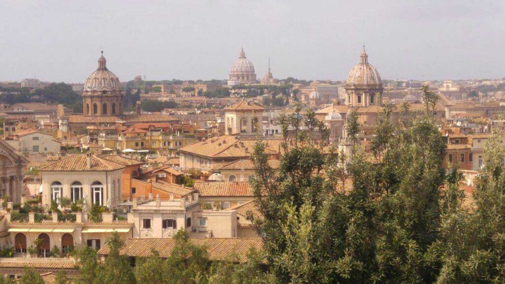 Veduta di San Pietro da Terrazza Caffarelli