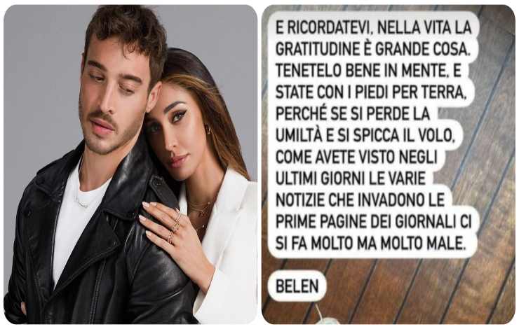 Una Instagram story dello scontro tra i due ex - Romait.it