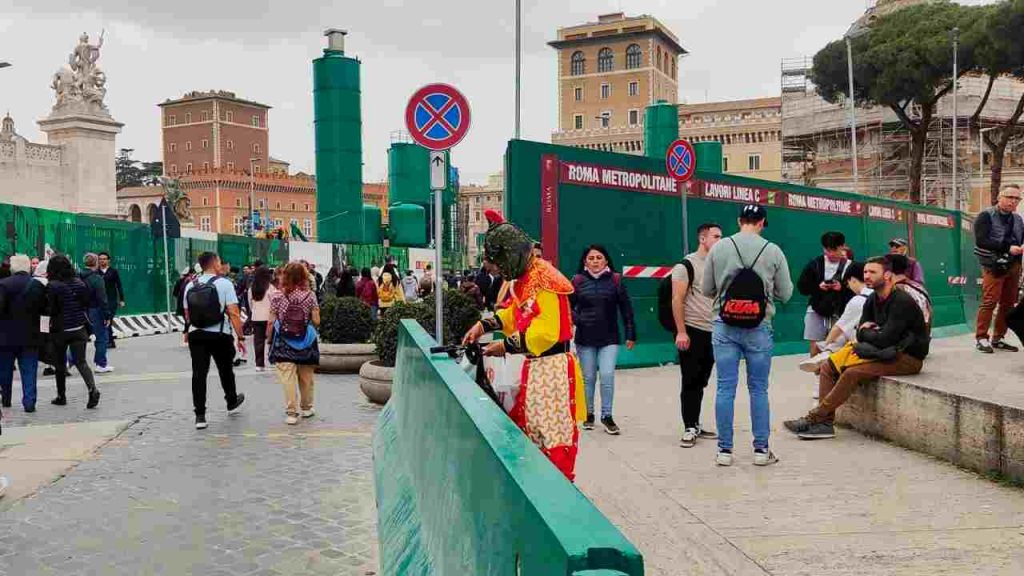 Piazza Venezia, lavori giubilari