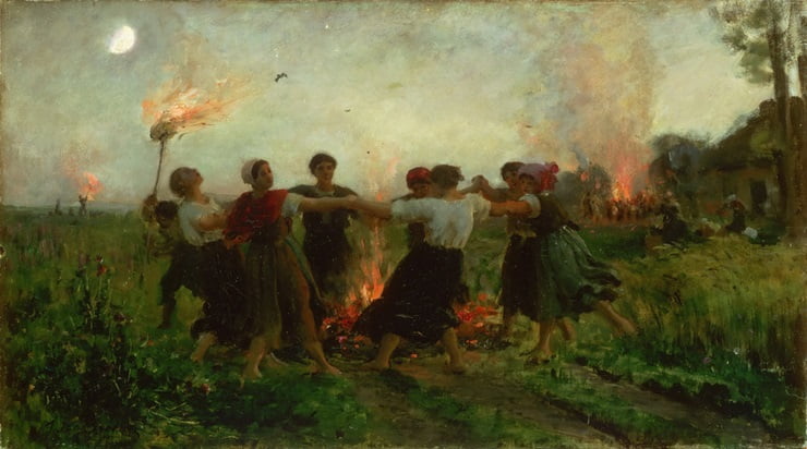 Jules Breton - La festa di San Giovanni