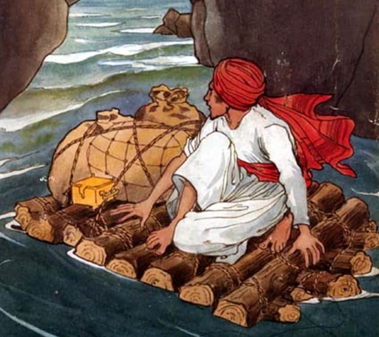 Illustrazione di Sinbad il marinaio