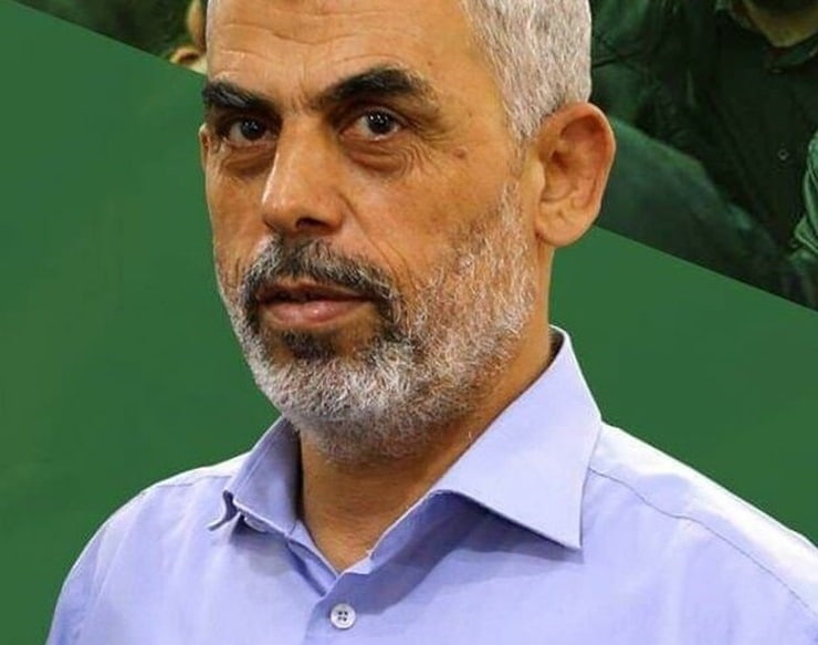 Il leader di Hamas nella Striscia di Gaza Yahya Sinwar