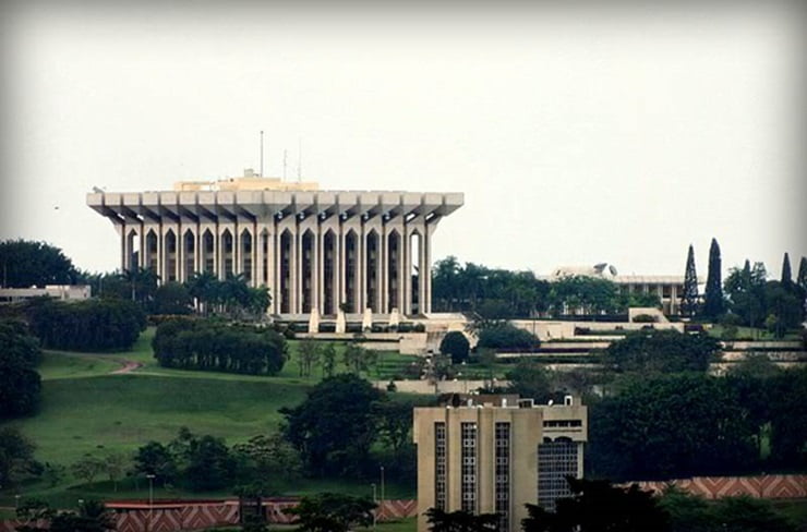Il Palais de l’Unité a Yaoundé, Camerun