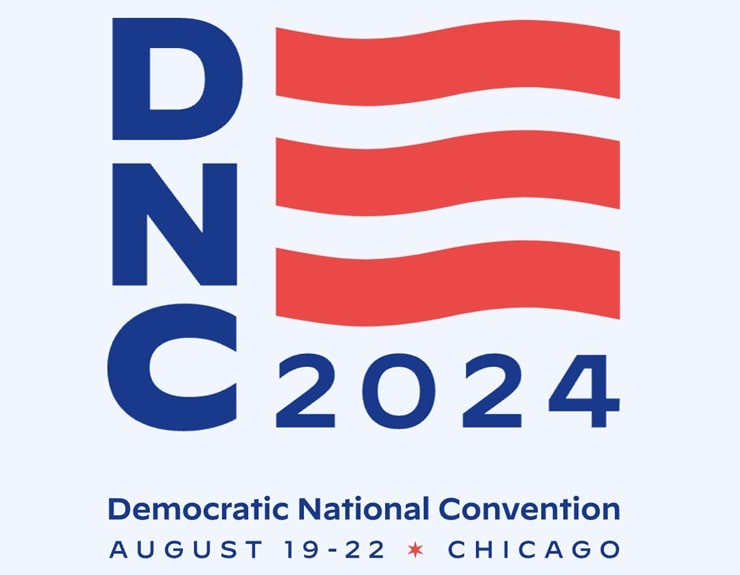 Logo della Convention Nazionale Democratica 2024