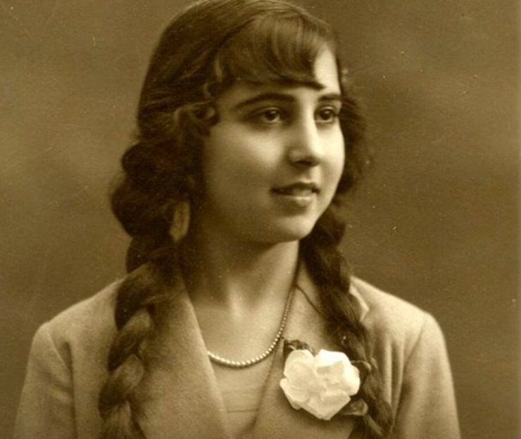 Maria Branyas Morera nel 1925, a 18 anni