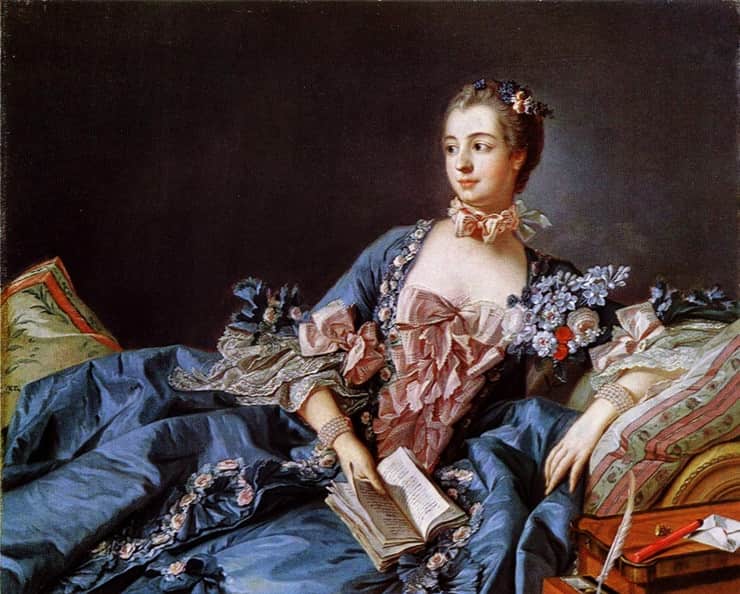 François Boucher - Ritratto di Madame de Pompadour