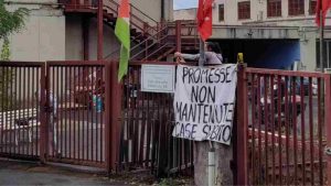 Occupazione scuola ponte mammmolo da Instagram MovimentoabitareRoma