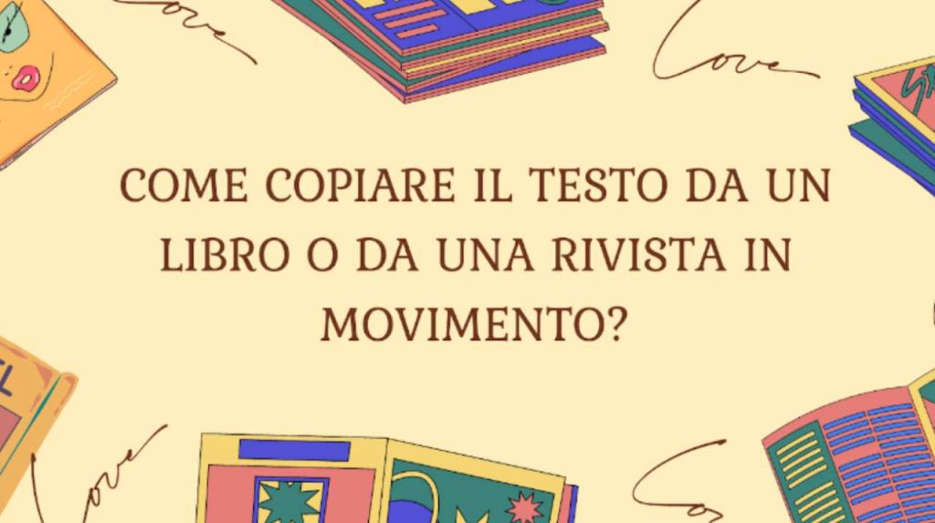 Copiare il testo