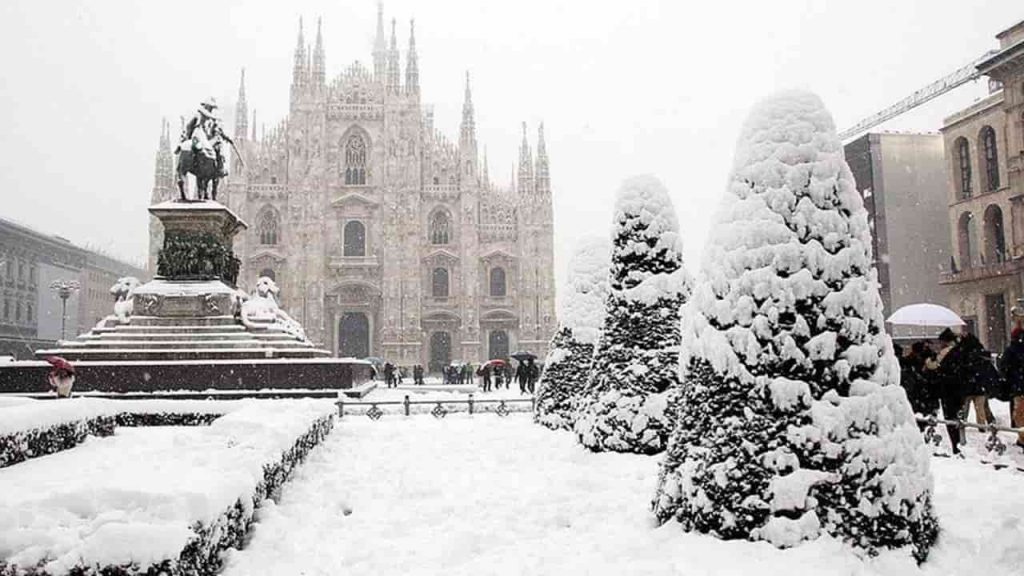 Freddo a Milano