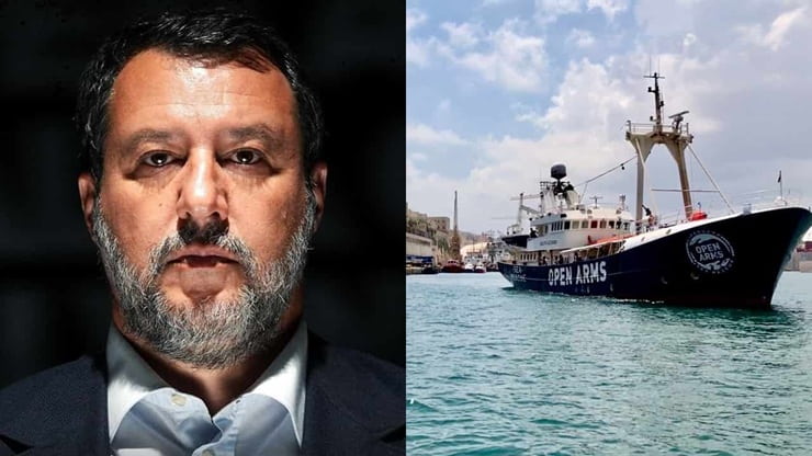 Matteo Salvini e la nave Open Arms