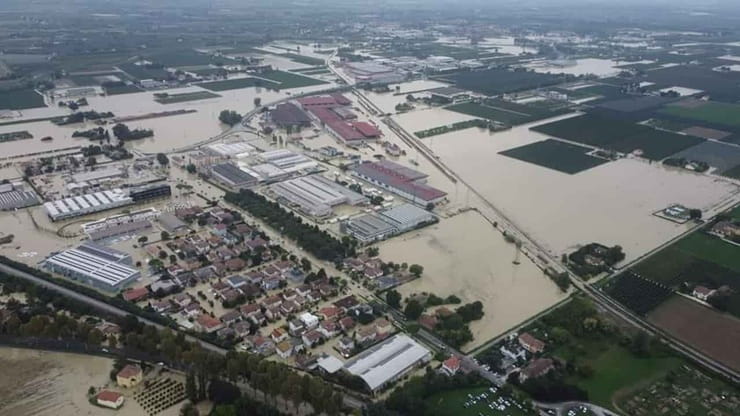 Alluvione in Emilia-Romagna nel settembre del 2024